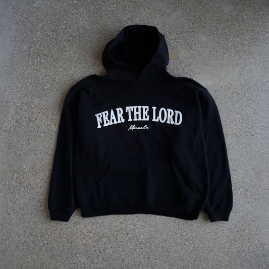 Fear The Lord Heavyweight Hoodie Black