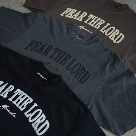 FEAR THE LORD SHIRT GREY (OVERSIZED)