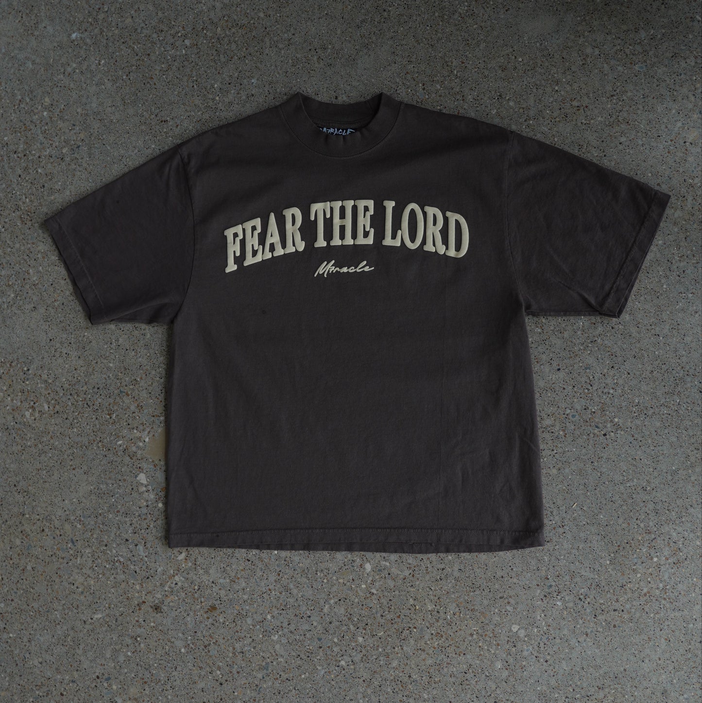 FEAR THE LORD SHIRT BROWN (OVERSIZED)
