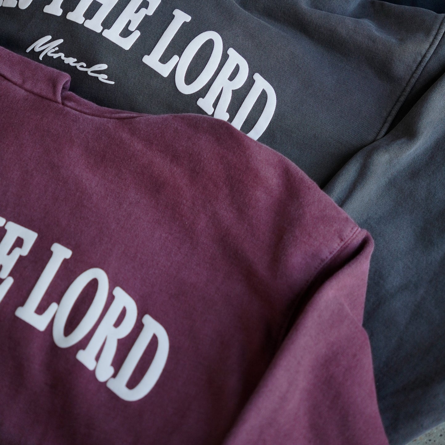 Fear The Lord Heavyweight Hoodie Mahogany
