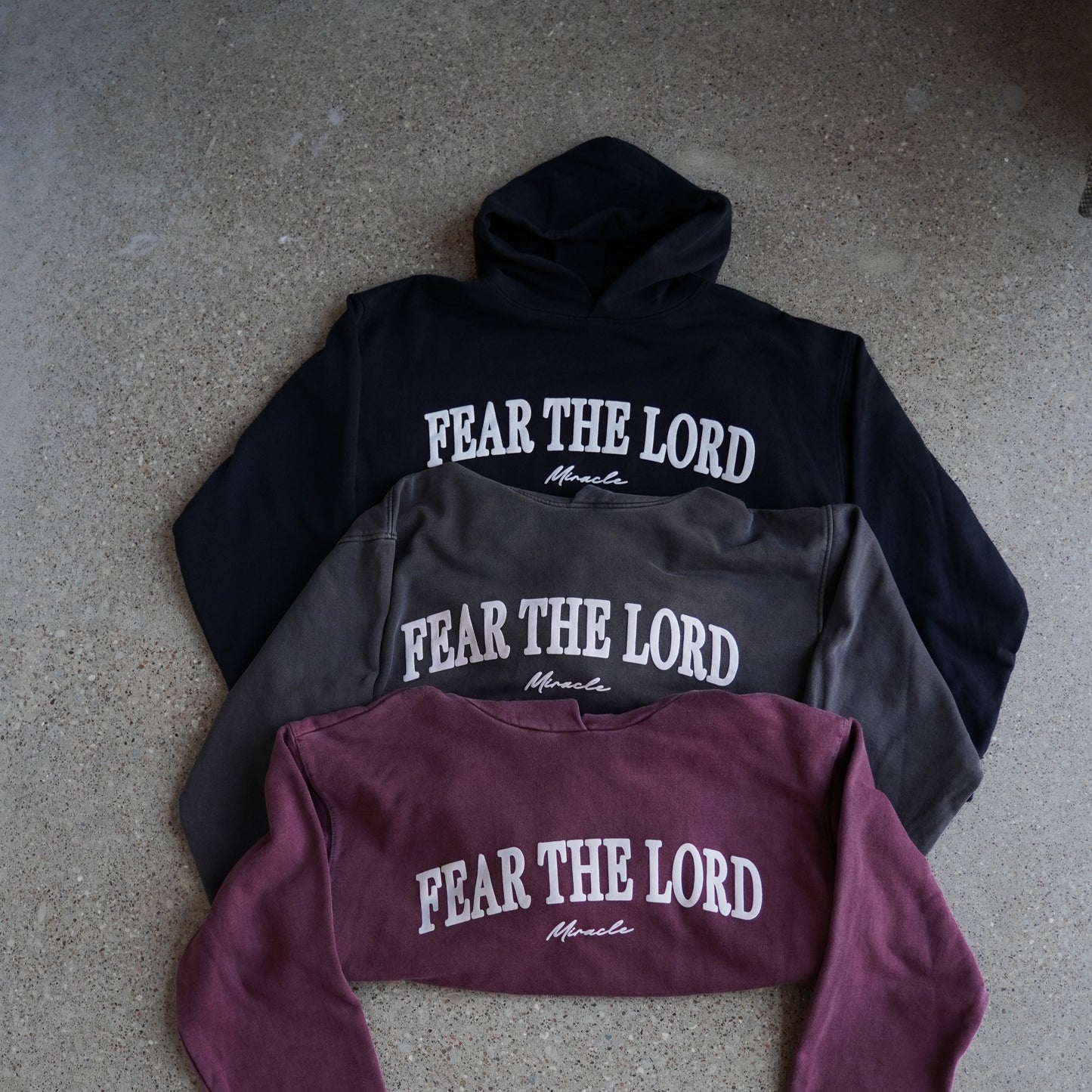 Fear The Lord Heavyweight Hoodie Black