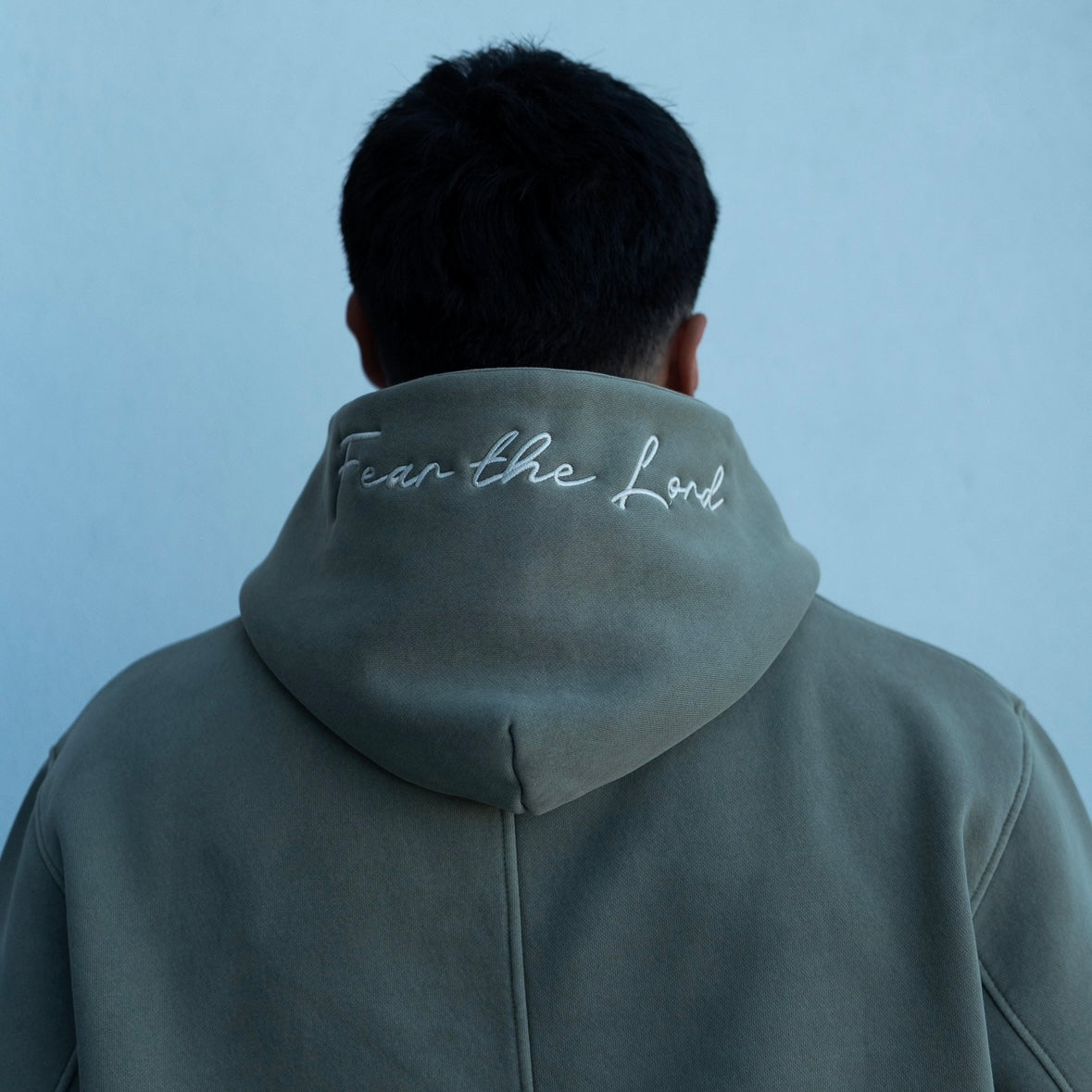 Fear the Lord Hoodie Olive