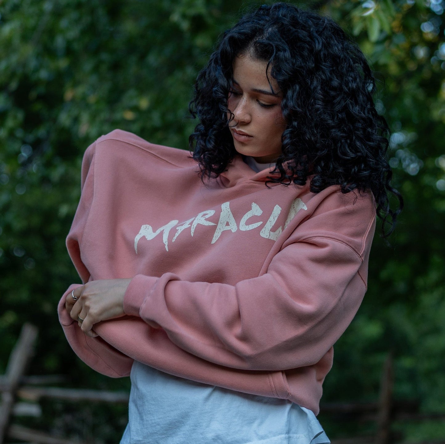 Lamb Hoodie Pink