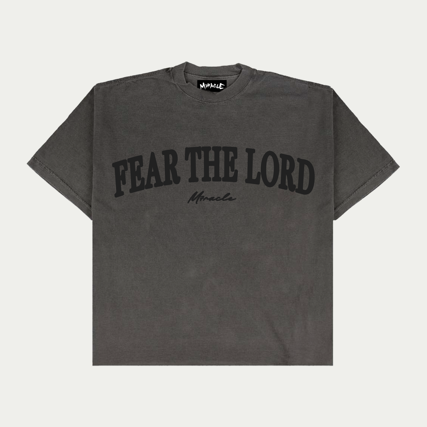 FEAR THE LORD SHIRT GREY (OVERSIZED)