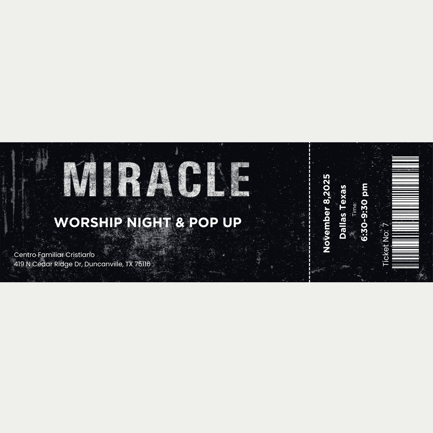 Worship Night / Popup