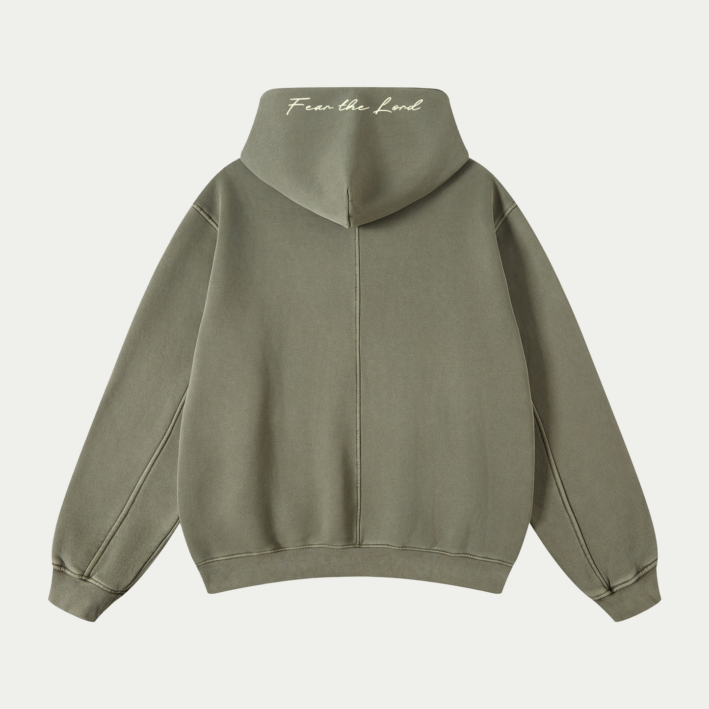 Fear the Lord Hoodie Olive