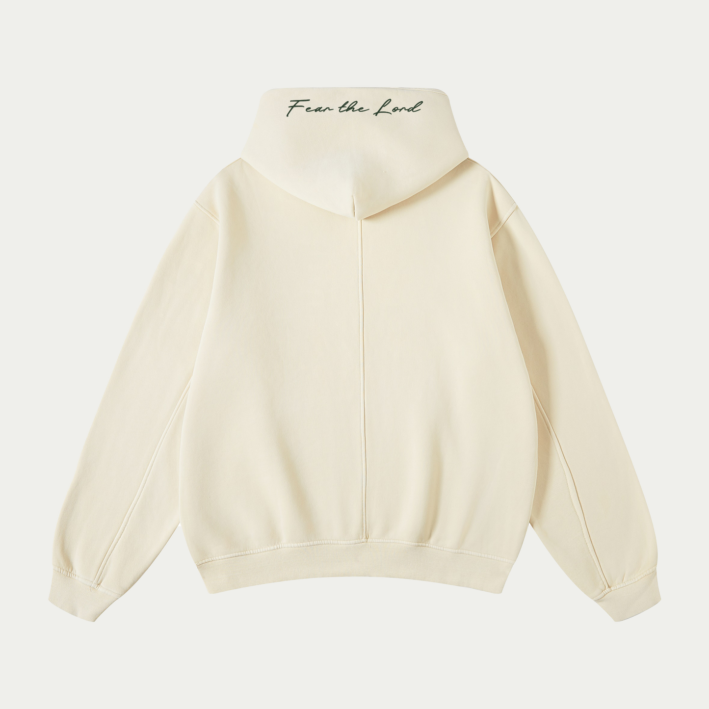 Fear the Lord Hoodie Cream